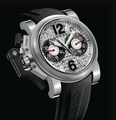 Review Replica Watch Graham Chronofighter Oversize Stealth Silver 20VBS.S03A.K10B